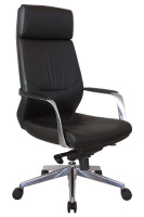 Кресло RV DESIGN Alvaro (А 1815) кожа черная